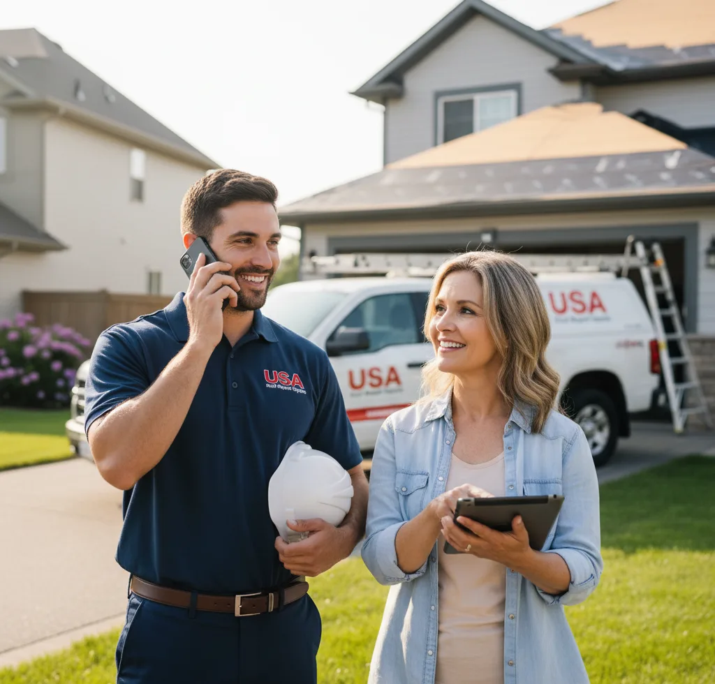 USA Roof Repair Experts customer support in Broadview